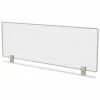 Linea Italia® Translucent Polycarbonate Desktop Partition Privacy Panel, 47"W