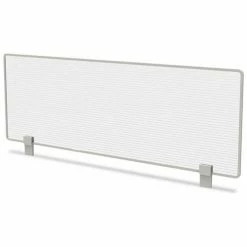 Linea Italia® Translucent Polycarbonate Desktop Partition Privacy Panel, 47"W