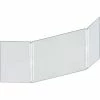 Global Approved Small Tri-Fold Protective Shield, 46"W x 18"H - Clear 2 Global Approved Small Tri-Fold Protective Shield, 46"W x 18"H - Clear -Server & Expediter Supplies Sales 176190 100 01