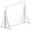 Global Approved 179770-187 Counter Cashier Shield Acrylic 20"W x 26"H -Server & Expediter Supplies Sales 179770 187 1