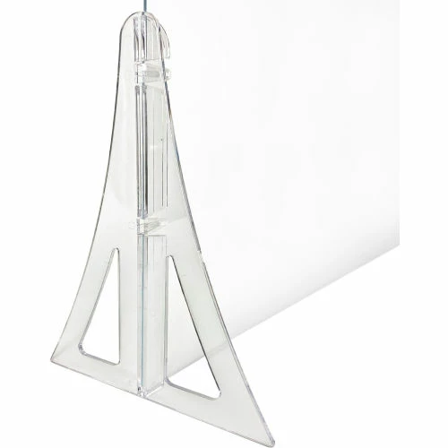 Global Approved 179770-187 Counter Cashier Shield Acrylic 20"W x 26"H 5 Global Approved 179770-187 Counter Cashier Shield Acrylic 20"W x 26"H - Image 3