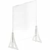 Global Approved 179776-187 Counter Cashier Shield Acrylic 30"W x 46"H -Server & Expediter Supplies Sales 179776 187 1