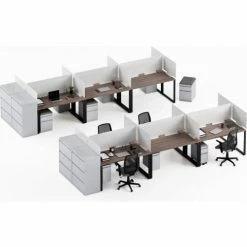 Hirsh Industries 56" Wide Steel Privacy Divider Panel - White -Server & Expediter Supplies Sales 24492 IMAGE 04