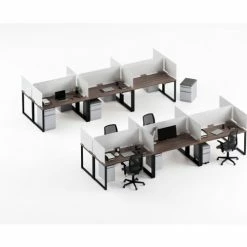 Hirsh Industries 56" Wide Steel Privacy Divider Panel - White -Server & Expediter Supplies Sales 24492 IMAGE 05