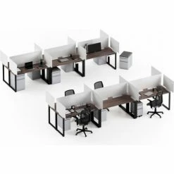 Hirsh Industries 56" Wide Steel Privacy Divider Panel - White -Server & Expediter Supplies Sales 24492 IMAGE 06