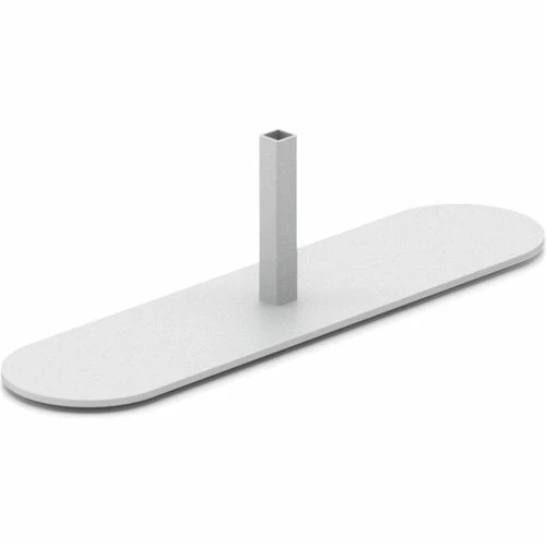 Global Industrial™ Cashier Shield 48"Wx24"H W/ Racetrack Base And Center Racetrack Base Silver 5 Global Industrial™ Cashier Shield 48"Wx24"H W/ Racetrack Base And Center Racetrack Base Silver - Image 3