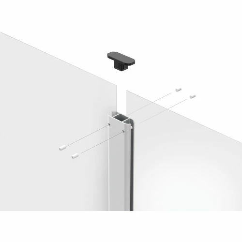 Global Industrial™ Cashier Shield 96"W X 36"H W/ Clamp On Base And Center Clamp On Base Silver 7 Global Industrial™ Cashier Shield 96"W X 36"H W/ Clamp On Base And Center Clamp On Base Silver - Image 5
