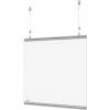 Global Industrial™ Hanging Cashier Shield, 28"W x 22"H, 2/Pack