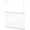 Global Industrial™ Hanging Cashier Shield, 56"W x 22"H, 2/Pack -Server & Expediter Supplies Sales 298688