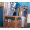 Strip Door Curtain 10'W x 10'H with 12" Standard Clear & Orange End Strips -Server & Expediter Supplies Sales 30982911