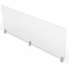 MooreCo Clear Acrylic 24"H x 72"W Edge Clamp Acrylic Panel 4mm Thick -Server & Expediter Supplies Sales 45261 01