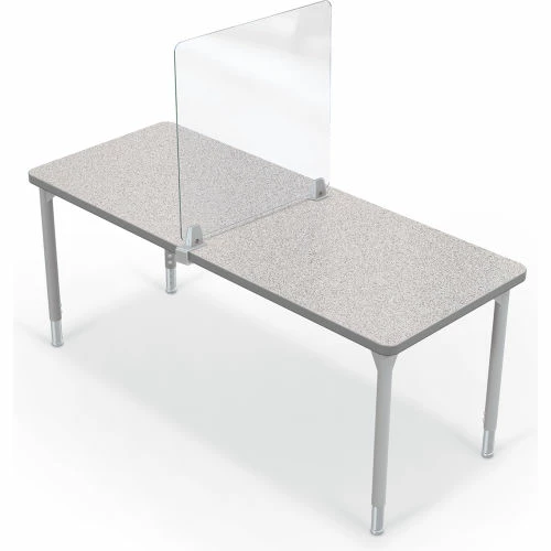 MooreCo Clear Acrylic 24"H x 23"W Center Clamp Acrylic Panel 4mm Thick 4 MooreCo Clear Acrylic 24"H x 23"W Center Clamp Acrylic Panel 4mm Thick - Image 2