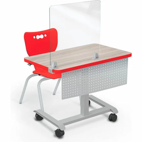 MooreCo Clear Acrylic 24"H x 23"W Center Clamp Acrylic Panel 4mm Thick 5 MooreCo Clear Acrylic 24"H x 23"W Center Clamp Acrylic Panel 4mm Thick - Image 3