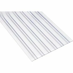 Global Industrial™ PVC Strip Curtain Roll - Scratch Resistant Ribbed Clear - 12" x 150' x .110" -Server & Expediter Supplies Sales 585339 02