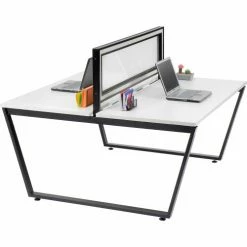 Interion By Global Industrial Interion® Translucent Partition For Double Collaboration Desk 22 Interion By Global Industrial Interion® Translucent Partition For Double Collaboration Desk -Server & Expediter Supplies Sales 694860 03