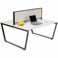 Interion By Global Industrial Interion® Fabric Divider Partition for Double Collaboration Desk -Server & Expediter Supplies Sales 694861 03