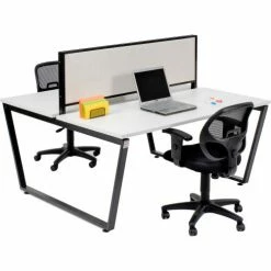 Interion By Global Industrial Interion® Fabric Divider Partition for Double Collaboration Desk -Server & Expediter Supplies Sales 694861 04