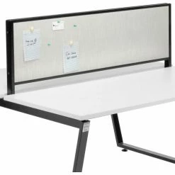 Interion By Global Industrial Interion® Fabric Divider Partition for Double Collaboration Desk -Server & Expediter Supplies Sales 694861 11