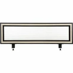 Interion By Global Industrial Interion® Universal Clamp-On Desk Partition - Frosted -Server & Expediter Supplies Sales 695445 03