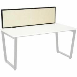 Interion By Global Industrial Interion® Universal Clamp-On Desk Partition - Fabric