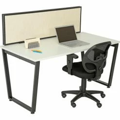 Interion By Global Industrial Interion® Universal Clamp-On Desk Partition - Fabric -Server & Expediter Supplies Sales 695446 04