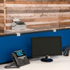 71 Visuals Acrylic Partition Extenders - 47.5"W x 18"H - 4/Pack