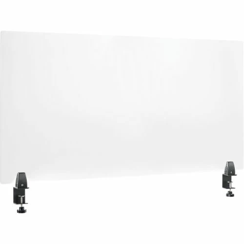 Interion By Global Industrial Interion® Mounted Clear Desk Divider, 48"W x 24"H 3 Interion By Global Industrial Interion® Mounted Clear Desk Divider, 48"W x 24"H