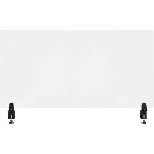 Interion By Global Industrial Interion® Mounted Clear Desk Divider, 48"W x 24"H 4 Interion By Global Industrial Interion® Mounted Clear Desk Divider, 48"W x 24"H - Image 2