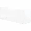 Interion By Global Industrial Interion® Tri-Fold Acrylic Desk Shield, 58"W x 20"D x 24"H, Clear -Server & Expediter Supplies Sales 695946