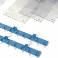 Global Industrial™ Pedestrian Strip Door Curtain 6'W x 7'H -Server & Expediter Supplies Sales 786146 03