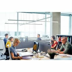 Global Industrial™ Ceiling Mounted Personal Safety Partition, 4'W x 7'H -Server & Expediter Supplies Sales 989017 02