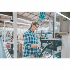 Global Industrial™ Floor Standing Portable Clear Divider Safety Partition, 5'W x 5'H -Server & Expediter Supplies Sales 989059 07