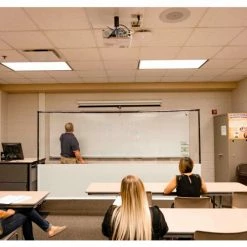 Anchor Industries. Anchor Porta-Shield Freestanding Vinyl Divider, 6'W x 6-1/2'H - Clear/White -Server & Expediter Supplies Sales 9999080 10