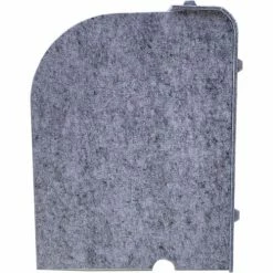 Ghent Acoustic Desktop Surround Protection Screen 36"W x 18"D x 24"H, Silver PET Felt 8 Ghent Acoustic Desktop Surround Protection Screen 36"W x 18"D x 24"H, Silver PET Felt -Server & Expediter Supplies Sales ADS2436SIL 2