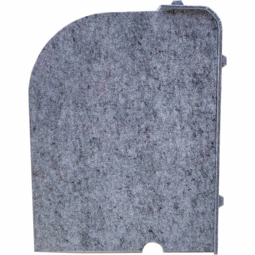 Ghent Acoustic Desktop Surround Protection Screen 36"W x 18"D x 24"H, Silver PET Felt 5 Ghent Acoustic Desktop Surround Protection Screen 36"W x 18"D x 24"H, Silver PET Felt - Image 3