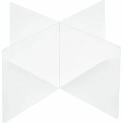 American Metalcraft 4 Way Table Divider - 48"W x 48"D x 23-1/2"H - Acrylic