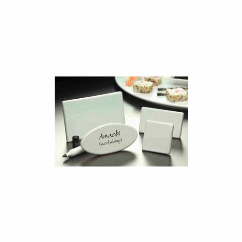 American Metalcraft CMP425 - Card Sign, 3-3/4"W x 2-1/2"H, Rectangle, Ceramic 3 American Metalcraft CMP425 - Card Sign, 3-3/4"W x 2-1/2"H, Rectangle, Ceramic