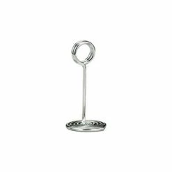 American Metalcraft NSC4 - Swirl Base Number Stand, 4", Chrome