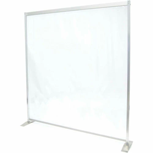 American Metalcraft Clear Freestanding Partition - 60"W x 60"H - Clear 3 American Metalcraft Clear Freestanding Partition - 60"W x 60"H - Clear