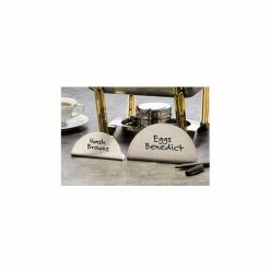 American Metalcraft SMS1 - Card Sign, 5 x 2-1/2 x 2-1/2, Write On, Wipe Off