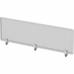 Alera® Polycarbonate Silver Desktop Partition Privacy Panel, 65"W -Server & Expediter Supplies Sales ALEPP6518 05