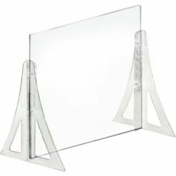Global Approved 179770-187 Counter Cashier Shield Acrylic 20"W x 26"H 13 Global Approved 179770-187 Counter Cashier Shield Acrylic 20"W x 26"H -Server & Expediter Supplies Sales AZA 179770 187