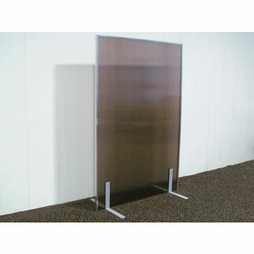 AmeriLux Polycarbonate Divider With Square Corners 72"W x 96"H Bronze 4 AmeriLux Polycarbonate Divider With Square Corners 72"W x 96"H Bronze - Image 2