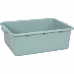Winco PL-7G - Bus Box, Gray, Polypropylene, 21-1/2"D x 15-3/4"W x 7-1/4"H, NSF -Server & Expediter Supplies Sales B1357743 02 1