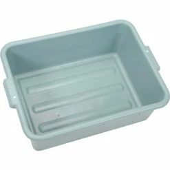 Winco PL-7G - Bus Box, Gray, Polypropylene, 21-1/2"D x 15-3/4"W x 7-1/4"H, NSF -Server & Expediter Supplies Sales B1357743 03 1