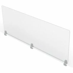 MooreCo Clear Acrylic 24"H x 72"W Edge Clamp Acrylic Panel 4mm Thick 5 MooreCo Clear Acrylic 24"H x 72"W Edge Clamp Acrylic Panel 4mm Thick -Server & Expediter Supplies Sales BLI 45261