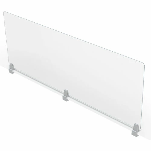 MooreCo Clear Acrylic 24"H x 72"W Edge Clamp Acrylic Panel 4mm Thick 4 MooreCo Clear Acrylic 24"H x 72"W Edge Clamp Acrylic Panel 4mm Thick - Image 2