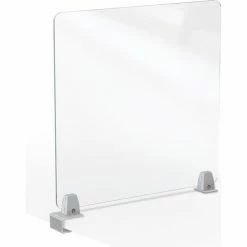 MooreCo Clear Acrylic 24"H x 23"W Center Clamp Acrylic Panel 4mm Thick 9 MooreCo Clear Acrylic 24"H x 23"W Center Clamp Acrylic Panel 4mm Thick -Server & Expediter Supplies Sales BLI 45262