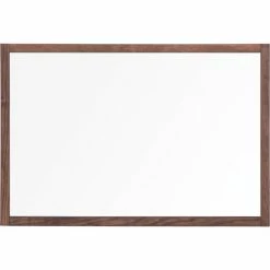 MasterVision Protector Desktop Board, Clear Panel, Rustic Wood Frame w/ Clamps - 35-2/5"W x 23-3/5"H -Server & Expediter Supplies Sales BVP GL07016201