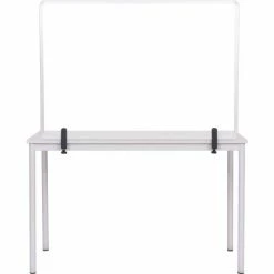 MasterVision Protector Desktop Board, Clear Panel, Aluminum Frame with Clamps - 35-2/5"W x 23-3/5"H -Server & Expediter Supplies Sales BVP GL07019101